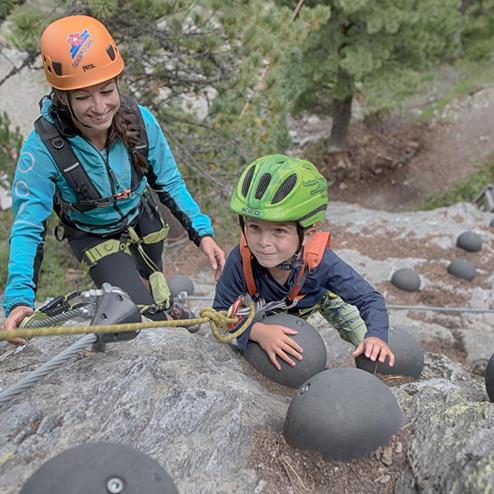 Via Ferrata per bambini