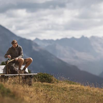 Break during a Hike