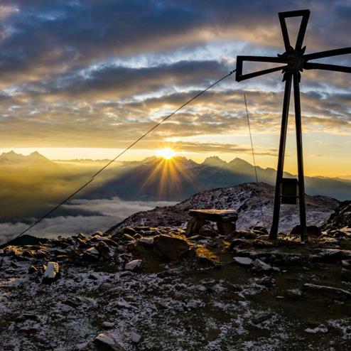 Sonnenaufgang am Speikboden