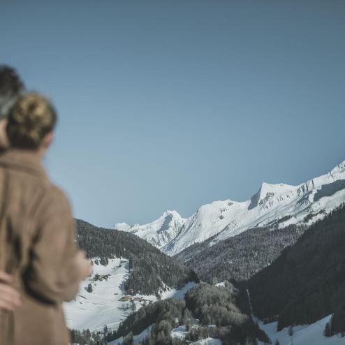 Beim Wellness die Aussicht genießen